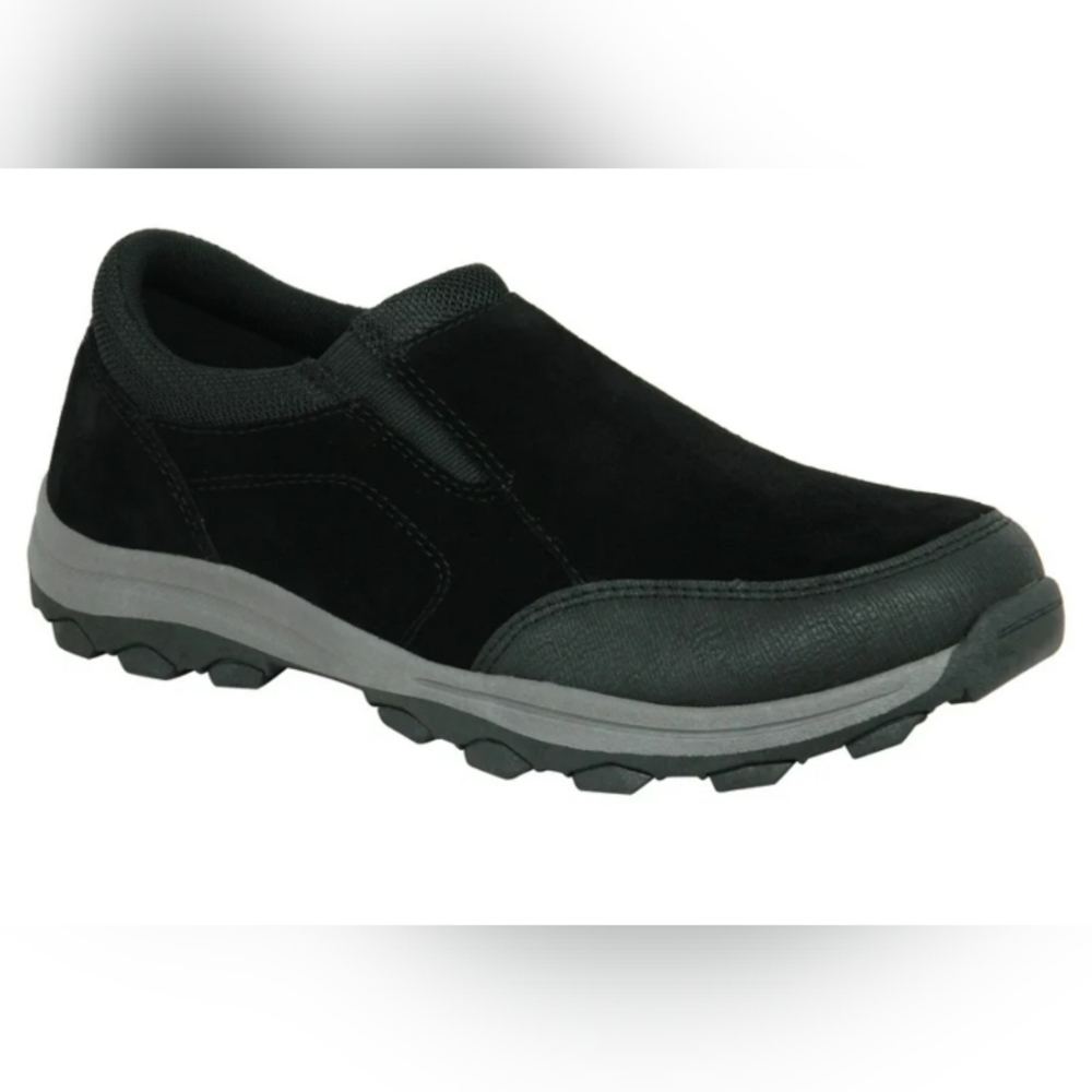 ‼️George Black and Gray Slip-On Loafers
